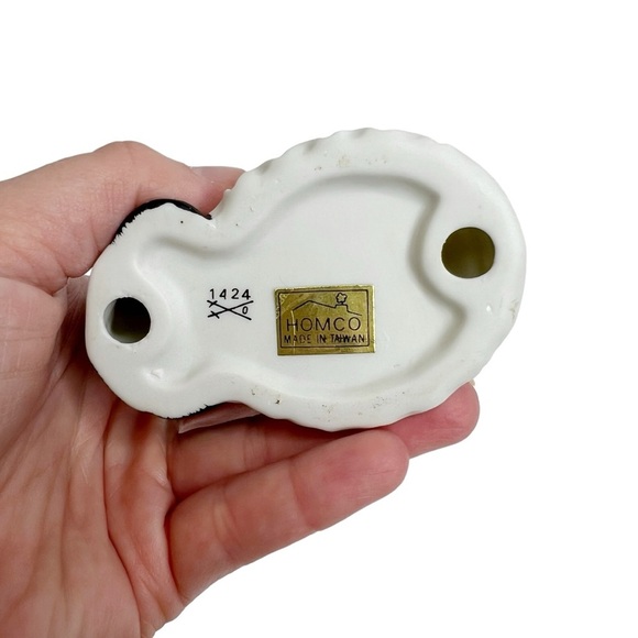 Vintage Homco 1424 Teddy Bears Just Married Bride & Groom Figurine Cake Topper - Picture 10 of 11